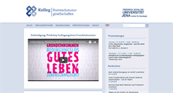 Desktop Screenshot of kolleg-postwachstum.de